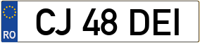 Truck License Plate